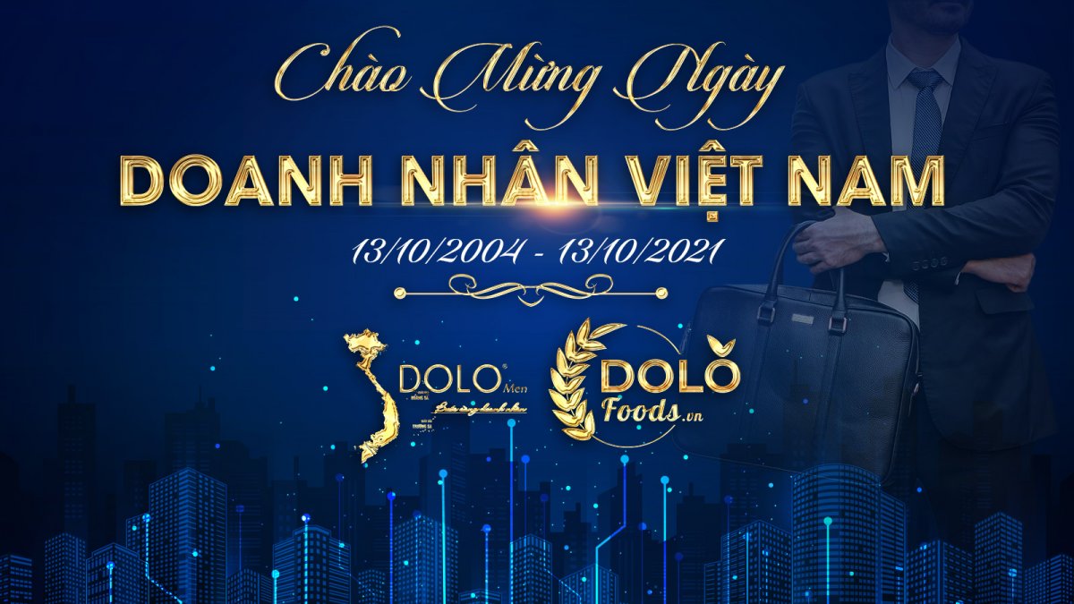 DOLO Men - Chúc mừng ngày Doanh nhân Việt Nam 13 tháng 10