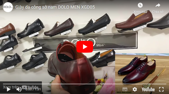 Giày da công sở nam DOLO MEN XGD05