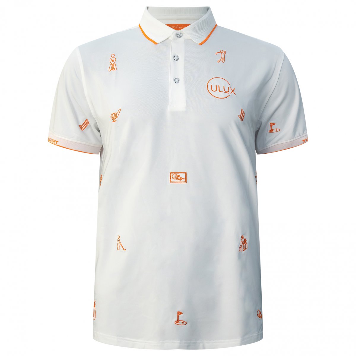 Áo Golf ULUX thêu hoạ tiết UAG06