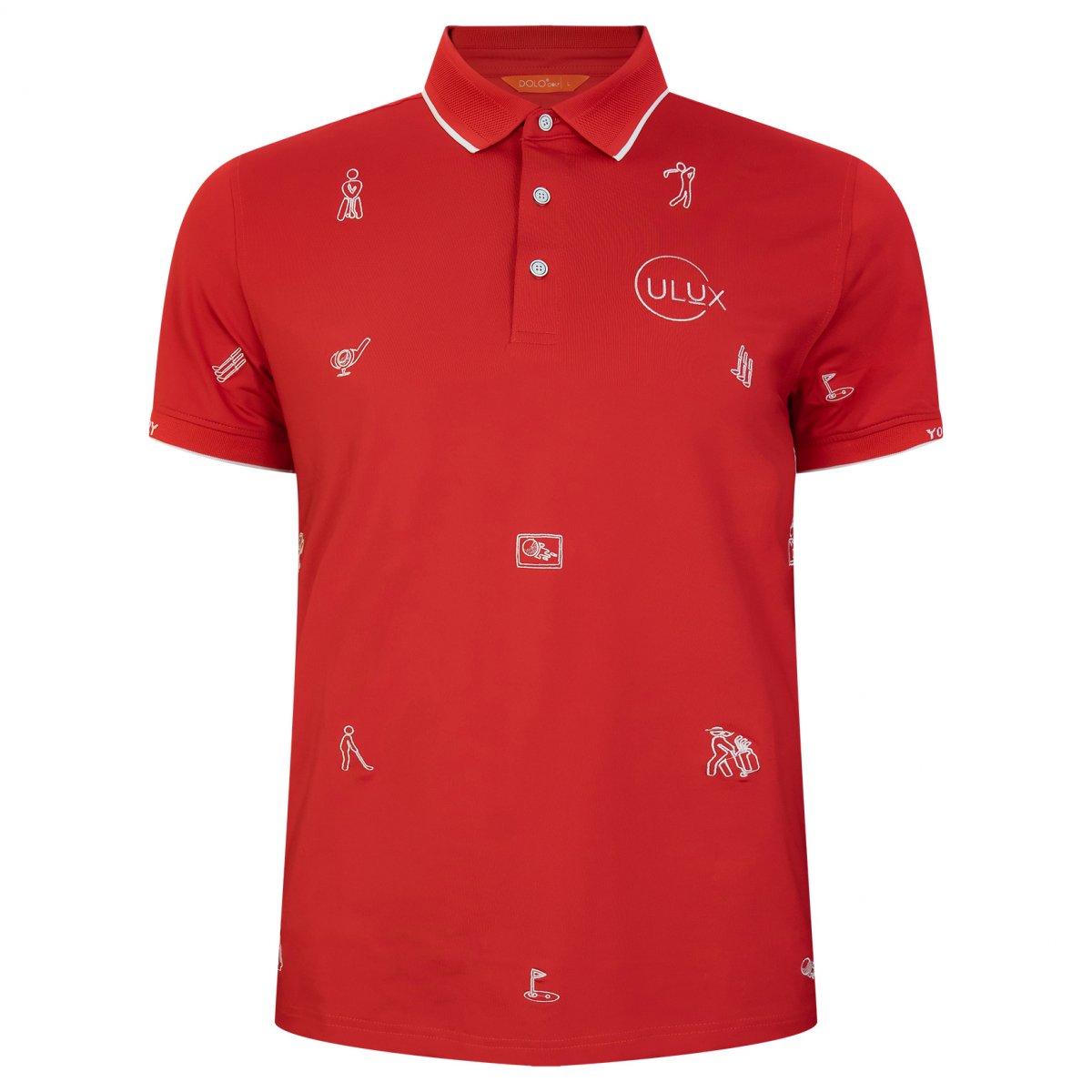 Áo Golf ULUX thêu hoạ tiết UAG06