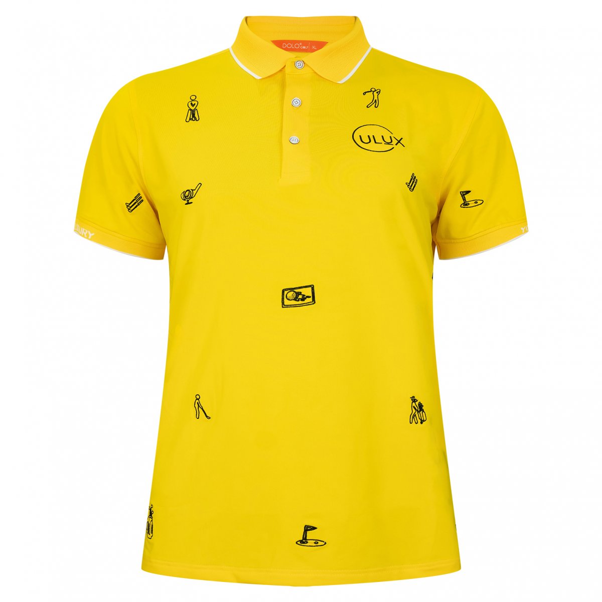 Áo Golf ULUX thêu hoạ tiết UAG06